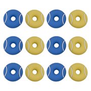 String-Bed Dampener for Tennis Racket, Silicone Round Racket Insert Reducer with Center-Hole Fit, Practice Drill Accessory