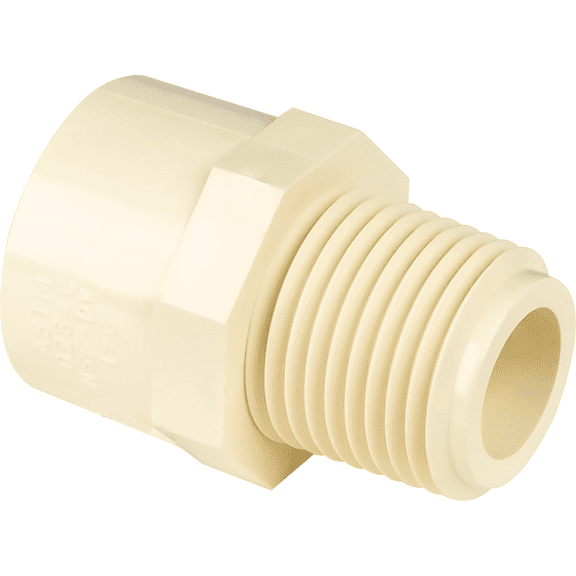 Reducing Male CPVC Adapter - Pack of 12  Residential Use, Standard Application