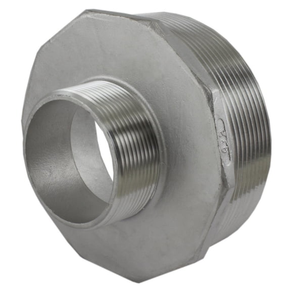 Reducing Nipple 4" x 2" Male NPT, 2 Pack
