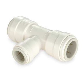 Watts Reducing Tee Push Fit Fitting - 250 PSI - 3/4 x 3/4 x 1/2 In