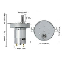 Reduction DC Motor 7800 Rpm Accessories Equipment For Pet Feeder Garden Gear Motors Home JS50 Matal Power Tool