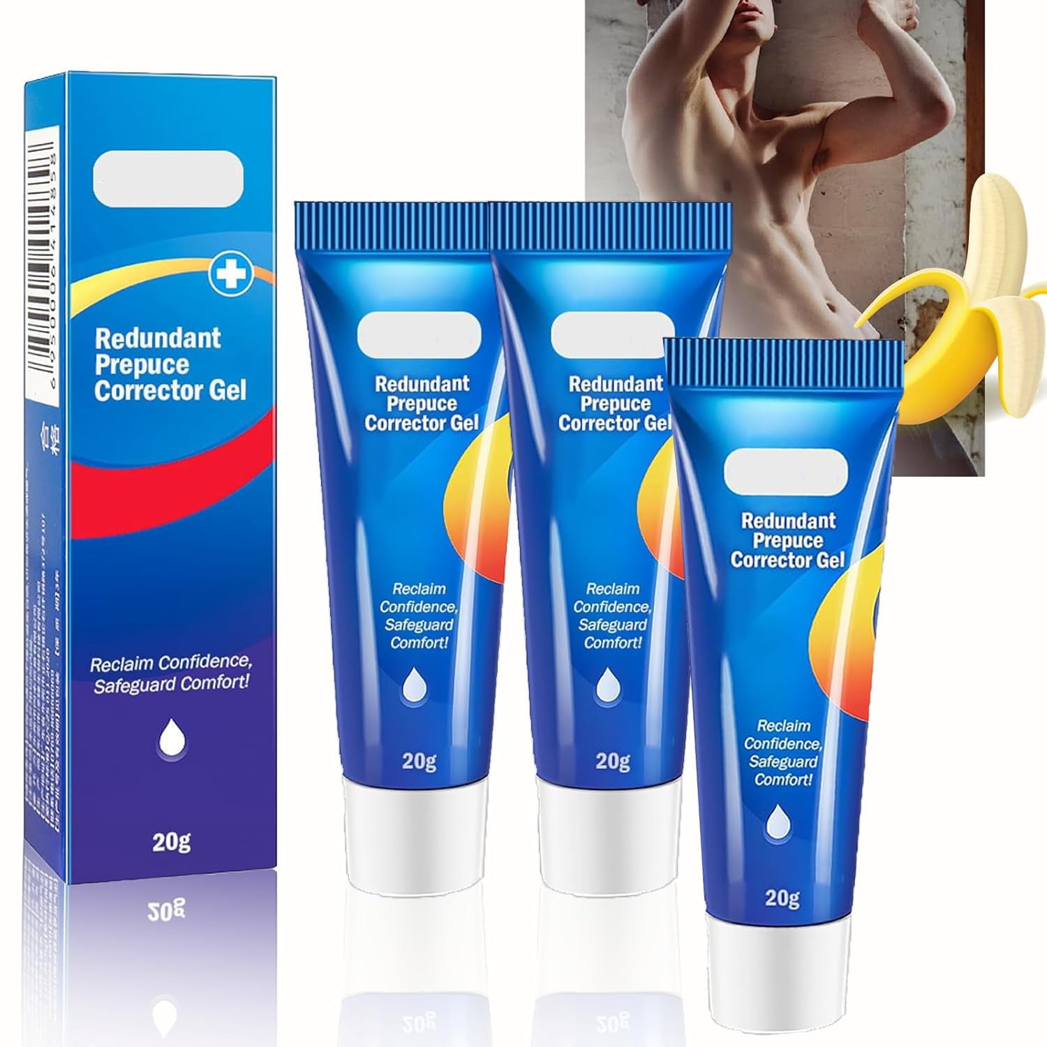 Bruteco Redundant Prepuce Corrector Gel 20g Professional Gentle