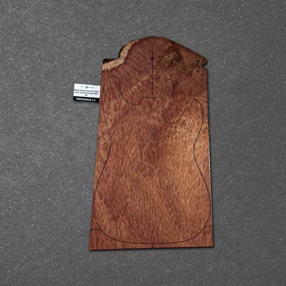 Redwood Burl Electric Guitar Drop Top Stratocaster (ES) Set RBES000648-4.8