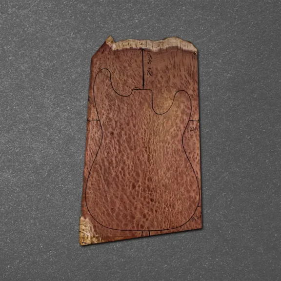 Redwood Burl Electric Guitar Drop Top Stratocaster (ES) Set RBES000649-4.8