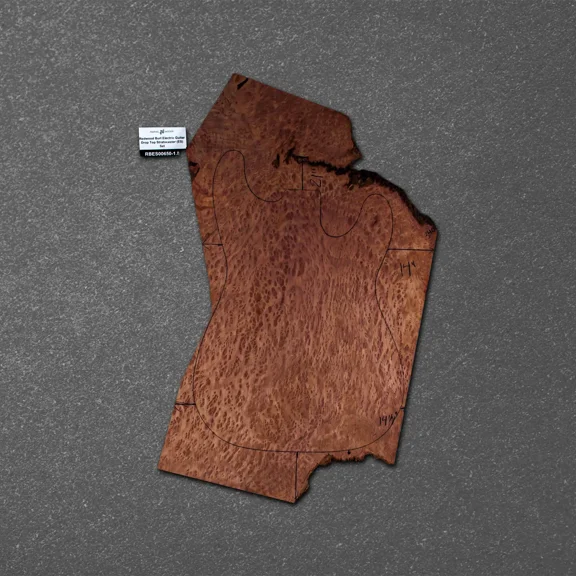 Redwood Burl Electric Guitar Drop Top Stratocaster (ES) Set RBES000650-2.8