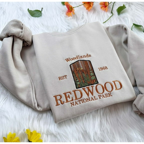 Redwood National Park Embroidered Sweatshirt