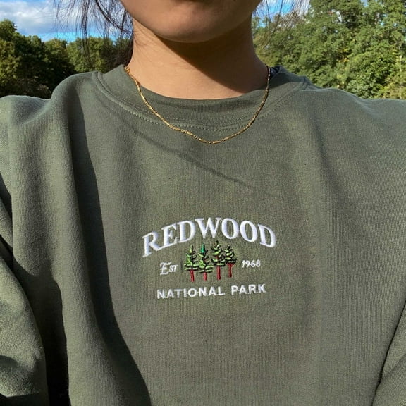 Redwood National Park Embroidered Sweatshirt