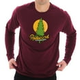 thumbnail image 1 of Redwood National Park Graphic Long Sleeve Crewneck Tee - Burgundy 2XL, 1 of 4