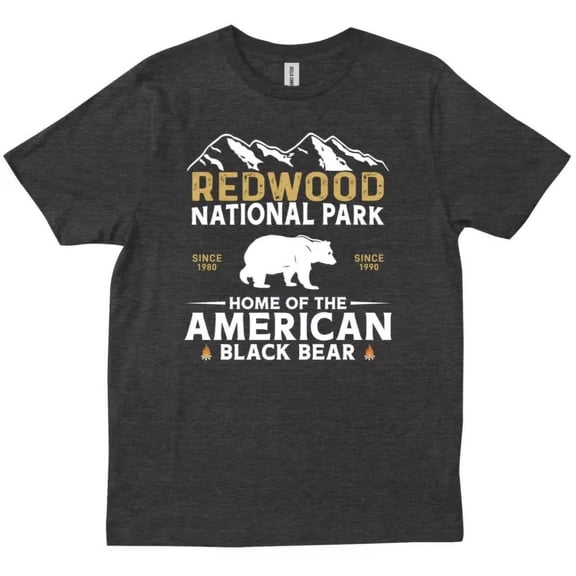 Redwood National Park Home Of The American Black Bear California T-Shirt Unisex S-5XL Hot Trending Shirt, Vintage Birthday Gift