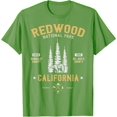 thumbnail image 1 of Redwood National Park Redwood Forest US Nationalpark Unisex T-Shirt for Men Women Kids Toddler,Lime Color,Size 2T, 1 of 5