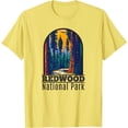 thumbnail image 1 of Redwood National Park Vintage Unisex T-Shirt for Men Women Kids Toddler,Cornsilk Color,Size 5XL, 1 of 5
