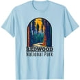 thumbnail image 1 of Redwood National Park Vintage Unisex T-Shirt for Men Women Kids Toddler,Light Blue Color,Size 2T, 1 of 5