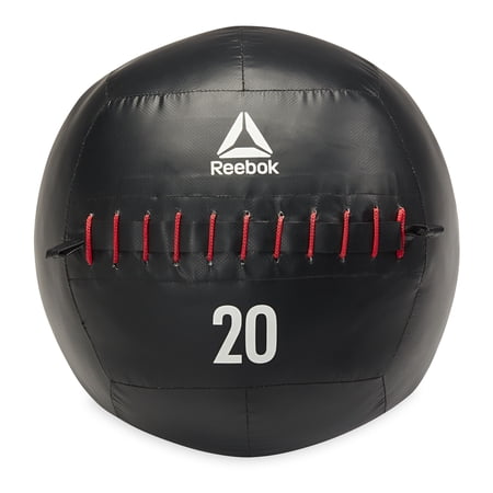 Reebok Delta Soft Shell Medicine Exercise Ball 14Lb - 20Lb, Black