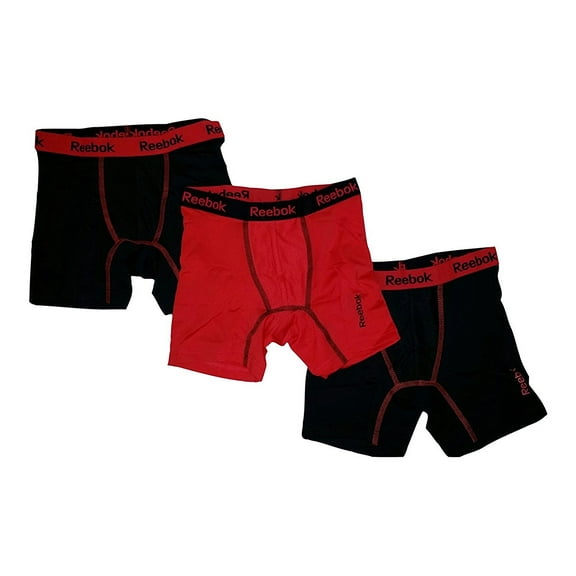 Reebok 3-Pack Boys' Stretch Performance Boxer Briefs