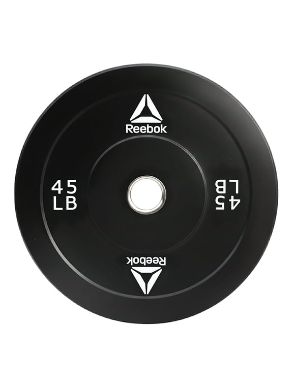 45lb Olympic Rubber Bumper Plate – Low-Bounce Plates for Strength Training