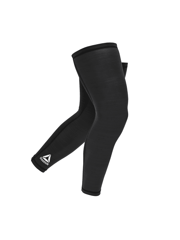 ActivChill Compression Leg Sleeves, S/M - L/XL, Black, Cooling, Seamless, Anti-Slip, Unisex, 2 Pack