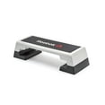 thumbnail image 1 of Reebok Fitness Delta Adjustable Aerobic Step Exercise Platform Home Gym Workout Equipment, Black/White, 1 of 11