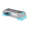 thumbnail image 1 of Reebok Fitness Delta Adjustable Aerobic Step Exercise Platform Home Gym Workout Equipment, Teal/Gray, 1 of 10