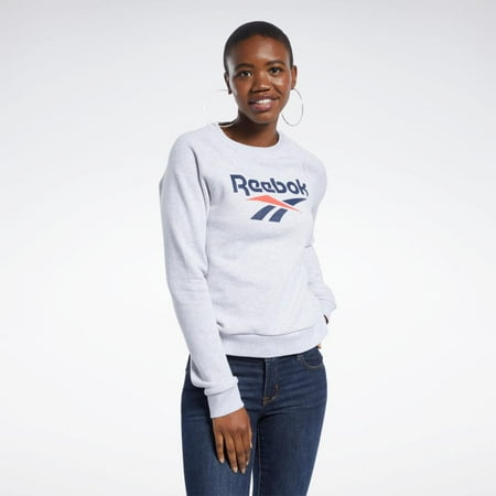 Reebok Apparel Women's Cl F Vector Crew Reebok Classics App Women Grey , M/M Reg US
