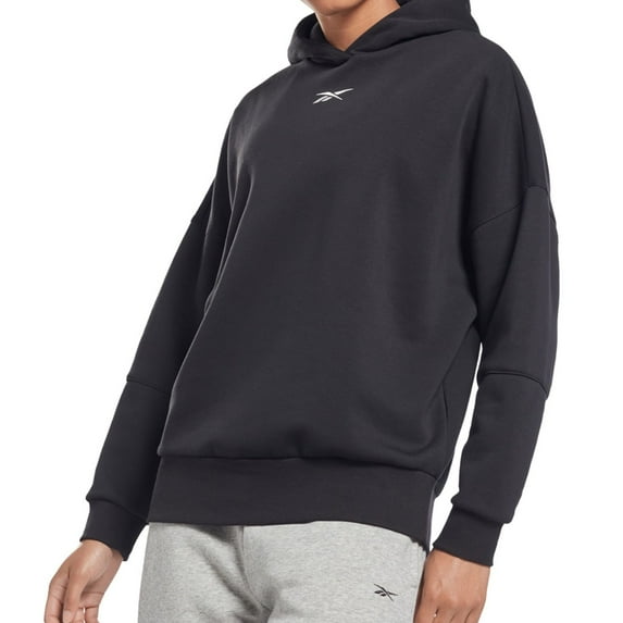 Reebok Apparel Women's Lux Oversized Hoodie Reebok Training App Women Black , M/M Reg US