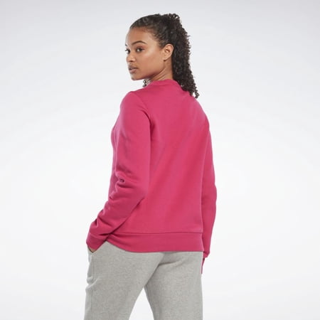 Reebok Apparel Women's Ri Bl Fleece Crew Reebok Training App Women Pink , Xstp Reg US