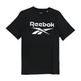 thumbnail image 1 of Reebok Womens Logo Graphic T-Shirt, Black, Small, 1 of 2