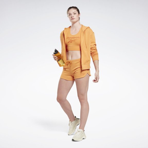 Reebok Apparel Women's Ri Sl French Terry Reebok Training App Women Orange , S/P Reg US