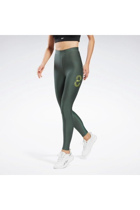 Apparel Women's Running Vector Tigh Reebok Running App Women Green , S/P Reg US