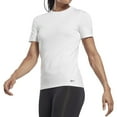 thumbnail image 1 of Reebok Womens Speedwick Basic T-Shirt, White, X-Small, 1 of 2