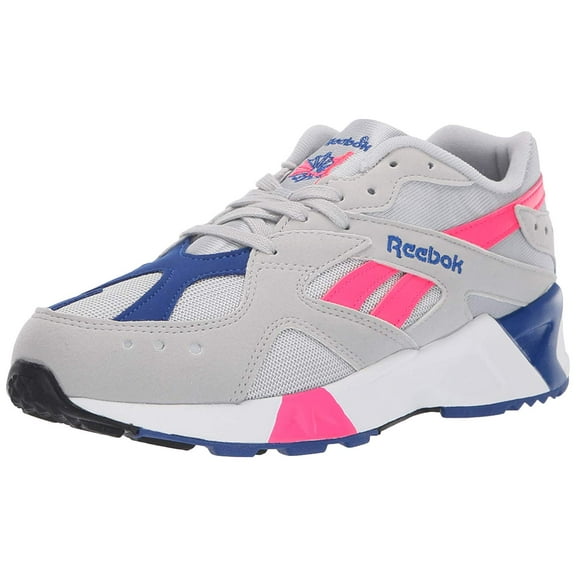 Reebok Aztrek Mens Shoes Grey/Acid Pink/Royal/White dv3941
