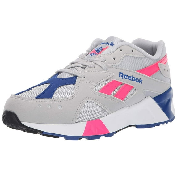 Reebok Aztrek Mens Shoes Grey/Acid Pink/Royal/White dv3941