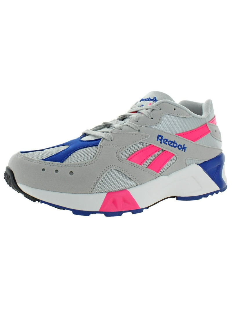 Reebok Aztrek Mens Shoes Grey/Acid Pink/Royal/White dv3941  display picture 2