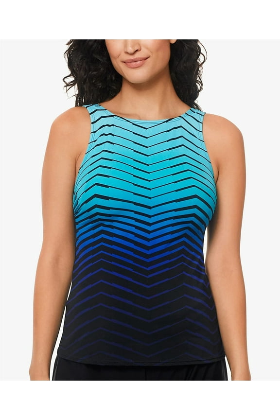 BLUE Prime Perform Tankini Swim Top, US 18