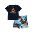 thumbnail image 1 of Reebok Baby Boy Short Sleeve T-Shirt and Shorts, 2-Piece Outfit Set, Sizes 0/3 -24 Months, 1 of 6