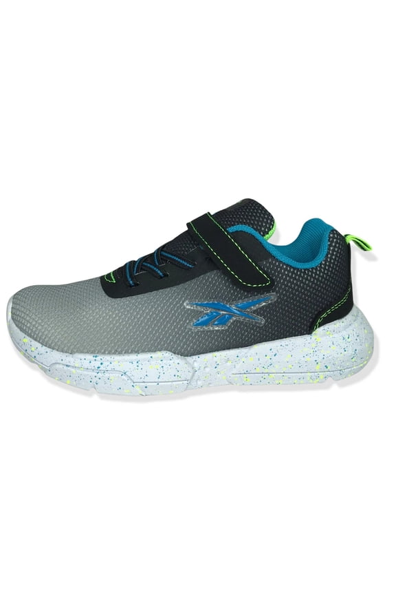 Baby/Infant Boys Slip-on Sneakers Size 5 Black-Blue Breathable & Comfy