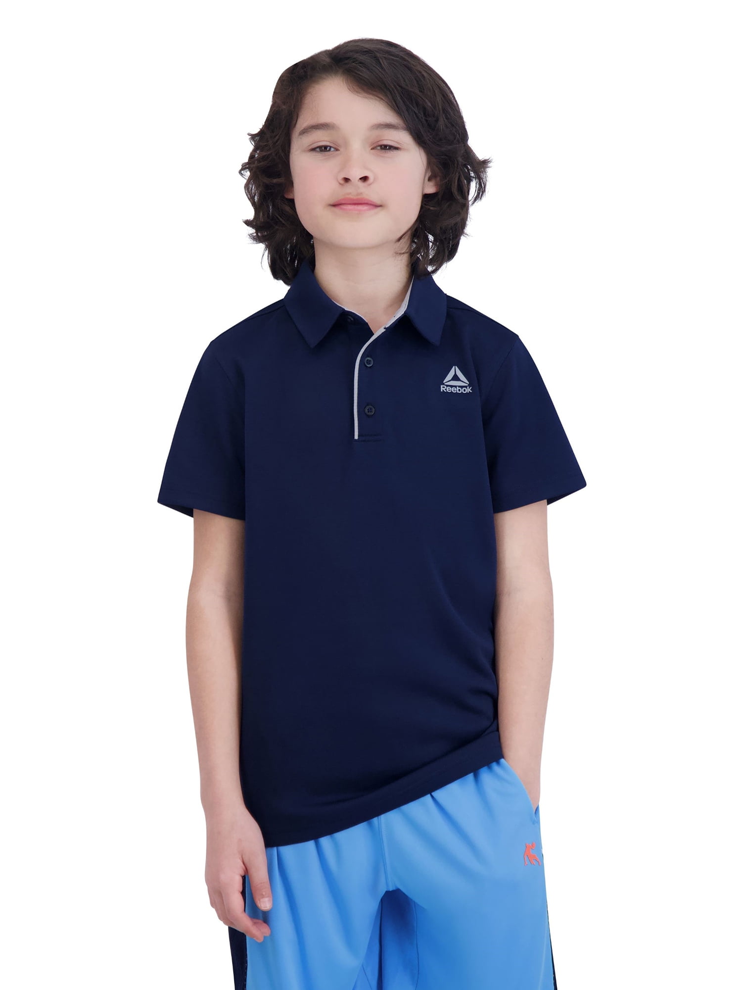 Reebok Boy's Performance Polo Uniform Shirt, Sizes 4-18