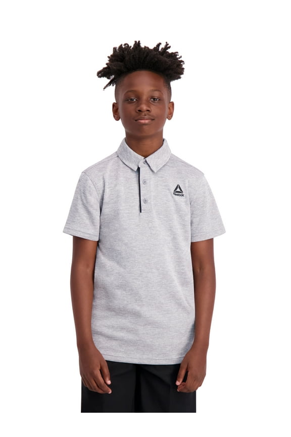 Big Boy's Performance Polo Uniform Shirt, Sizes 4/5-18