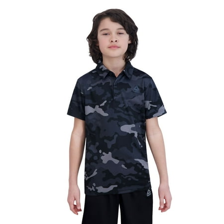 Reebok Boy's Performance Polo Uniform Shirt, Sizes 4-18
