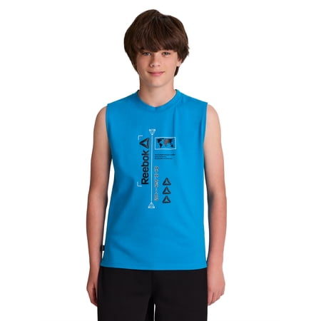 Reebok Boy’s Active Graphic Tank Top, Sizes 4-18