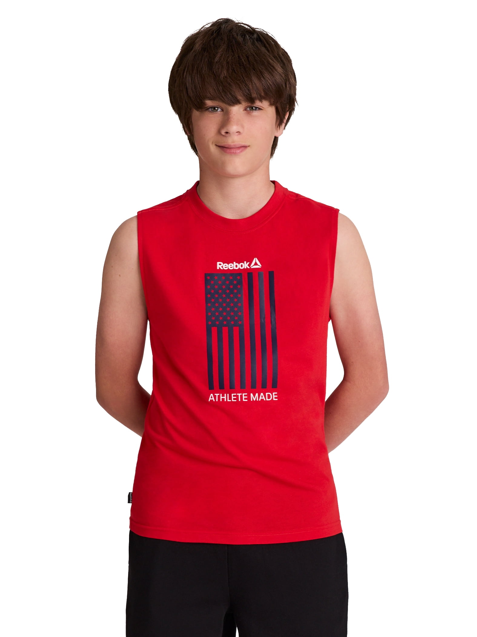 Reebok Boy’s Active Graphic Tank Top, Sizes 4-18