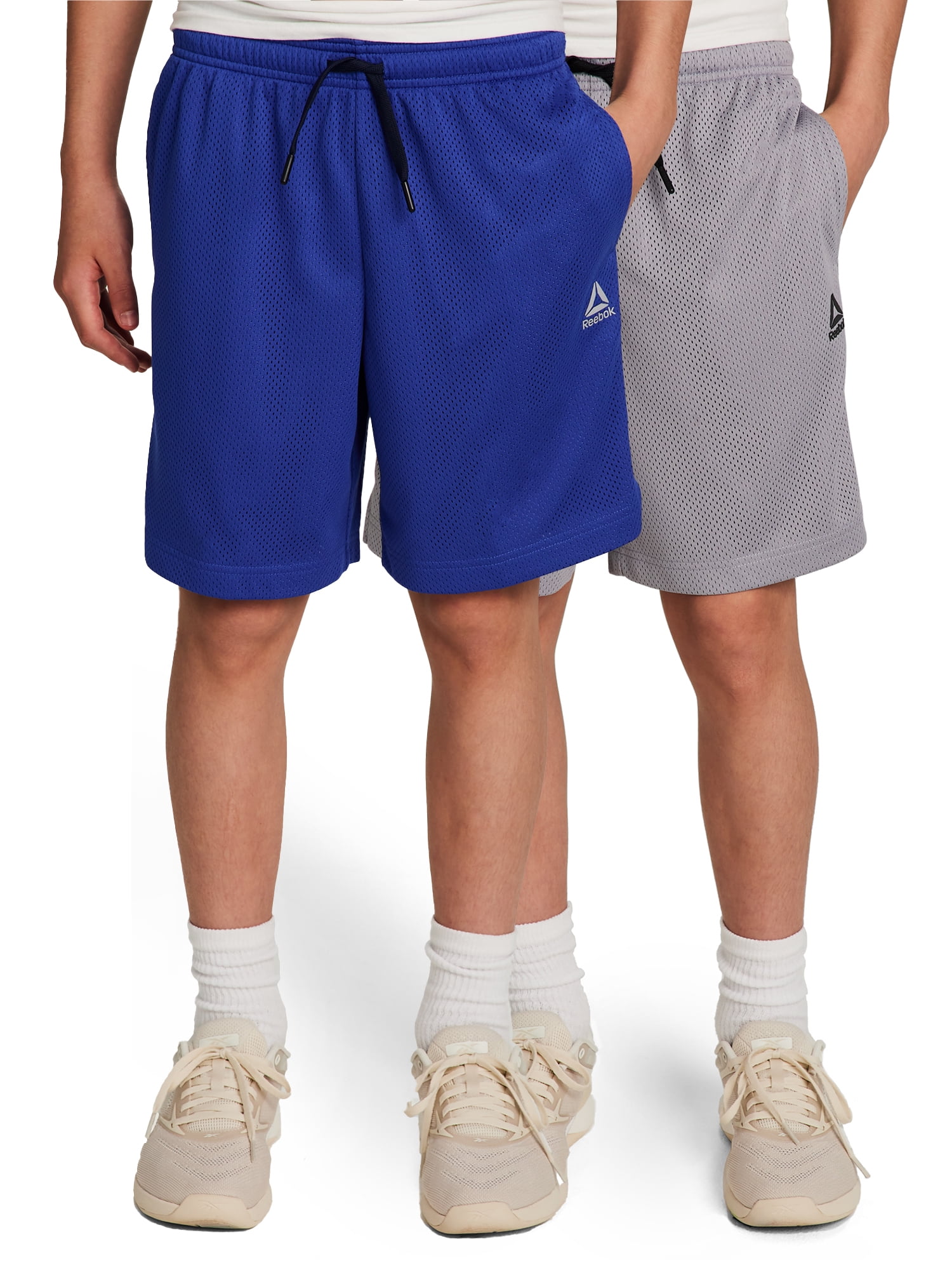 Reebok Boy's Athletic 2-Pack Mesh Short, Sizes 4-18