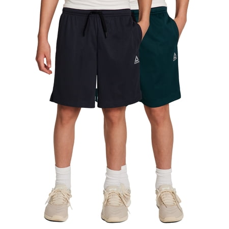 Reebok Boy's Athletic 2-Pack Mesh Short, Sizes 4-18
