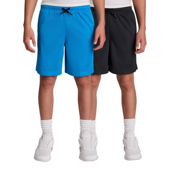 Reebok Boy's Athletic 2-Pack Mesh Short, Sizes 4-18