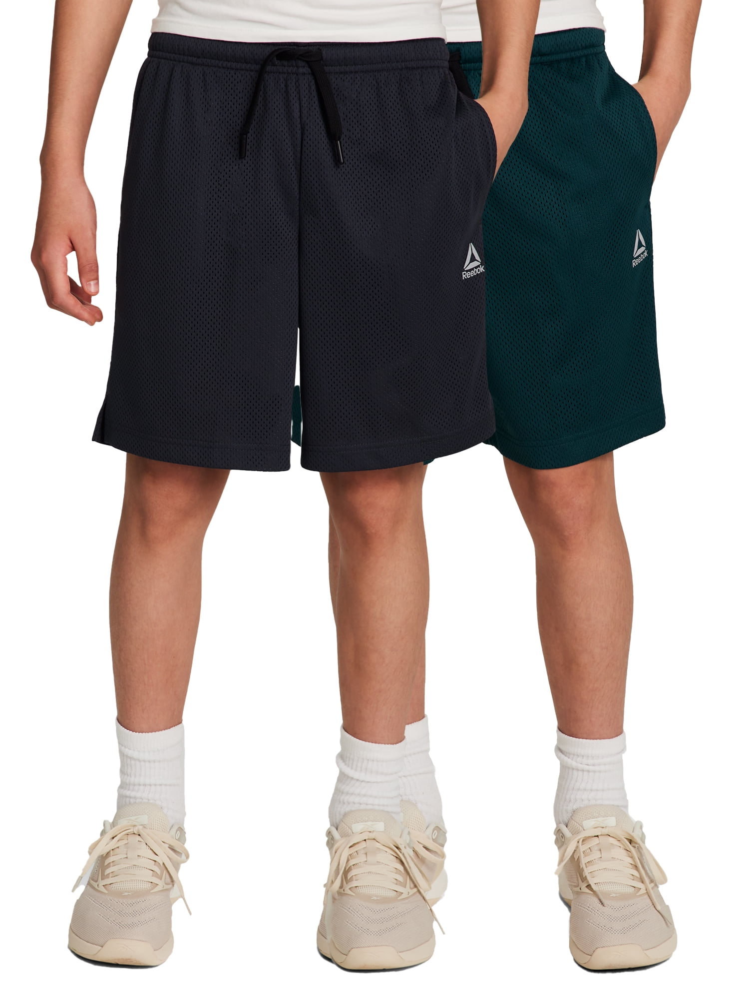 Reebok Boy's Athletic 2-Pack Mesh Short, Sizes 4-18