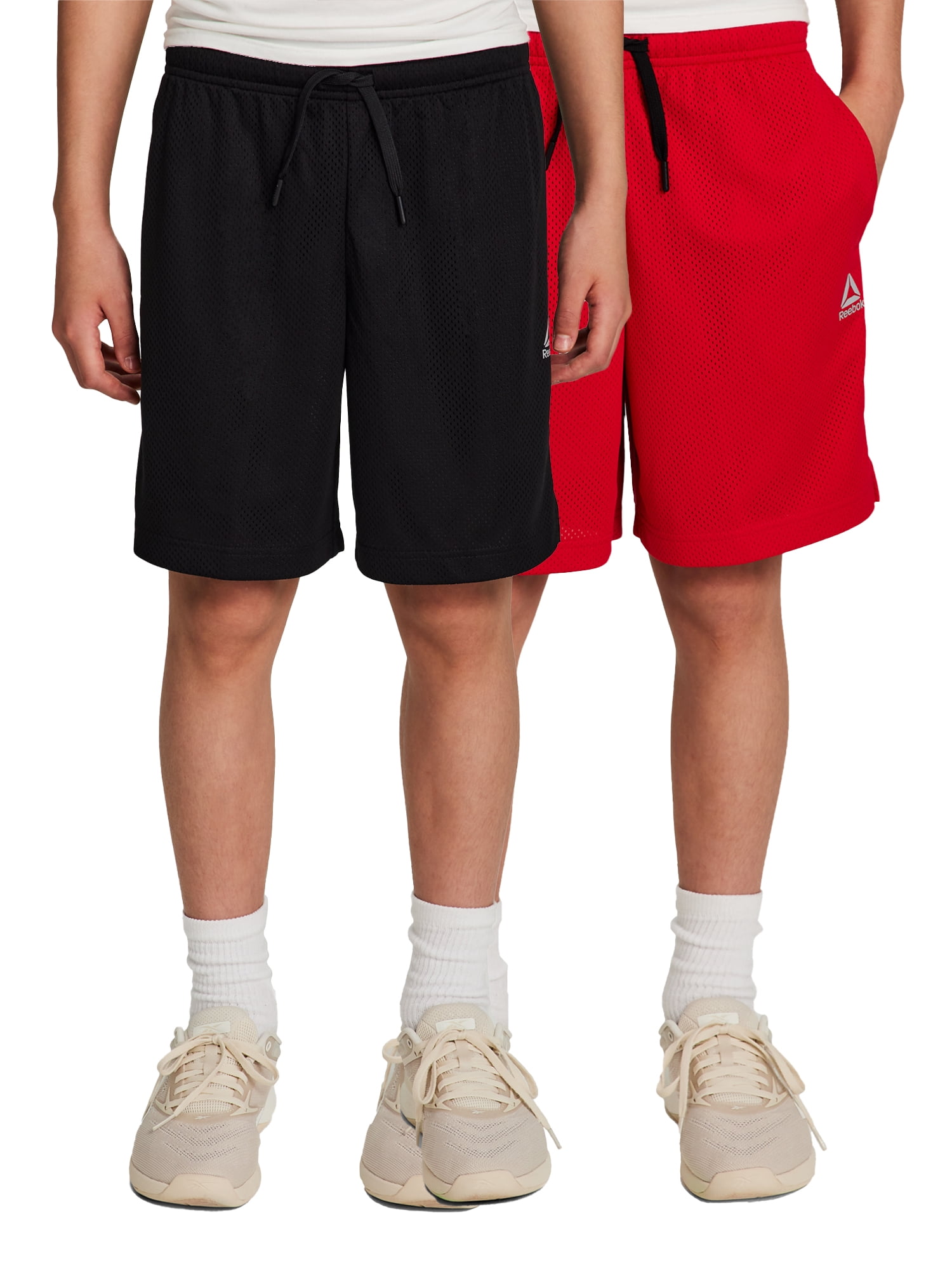 Reebok Boy's Athletic 2-Pack Mesh Short, Sizes 4-18