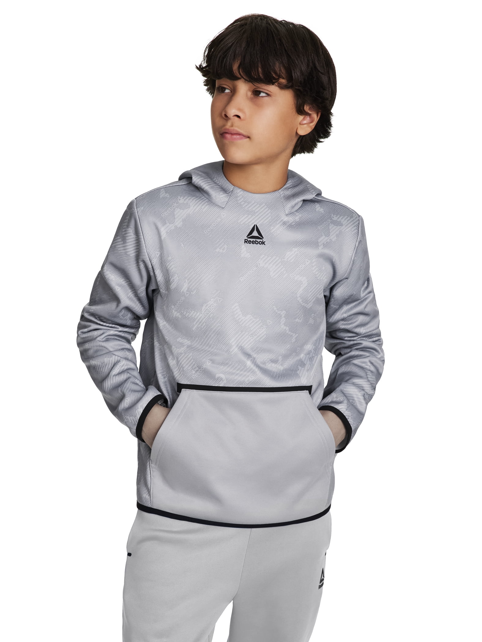 Reebok Boy's Athletic Cool Down Fleece Hoodie, Sizes 4-18