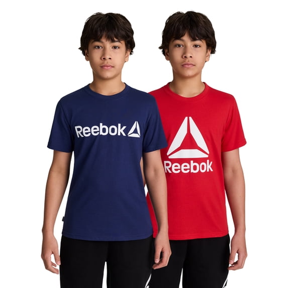 Reebok Boy's Athletic Core T-Shirt, 2-Pack, Sizes 4-18