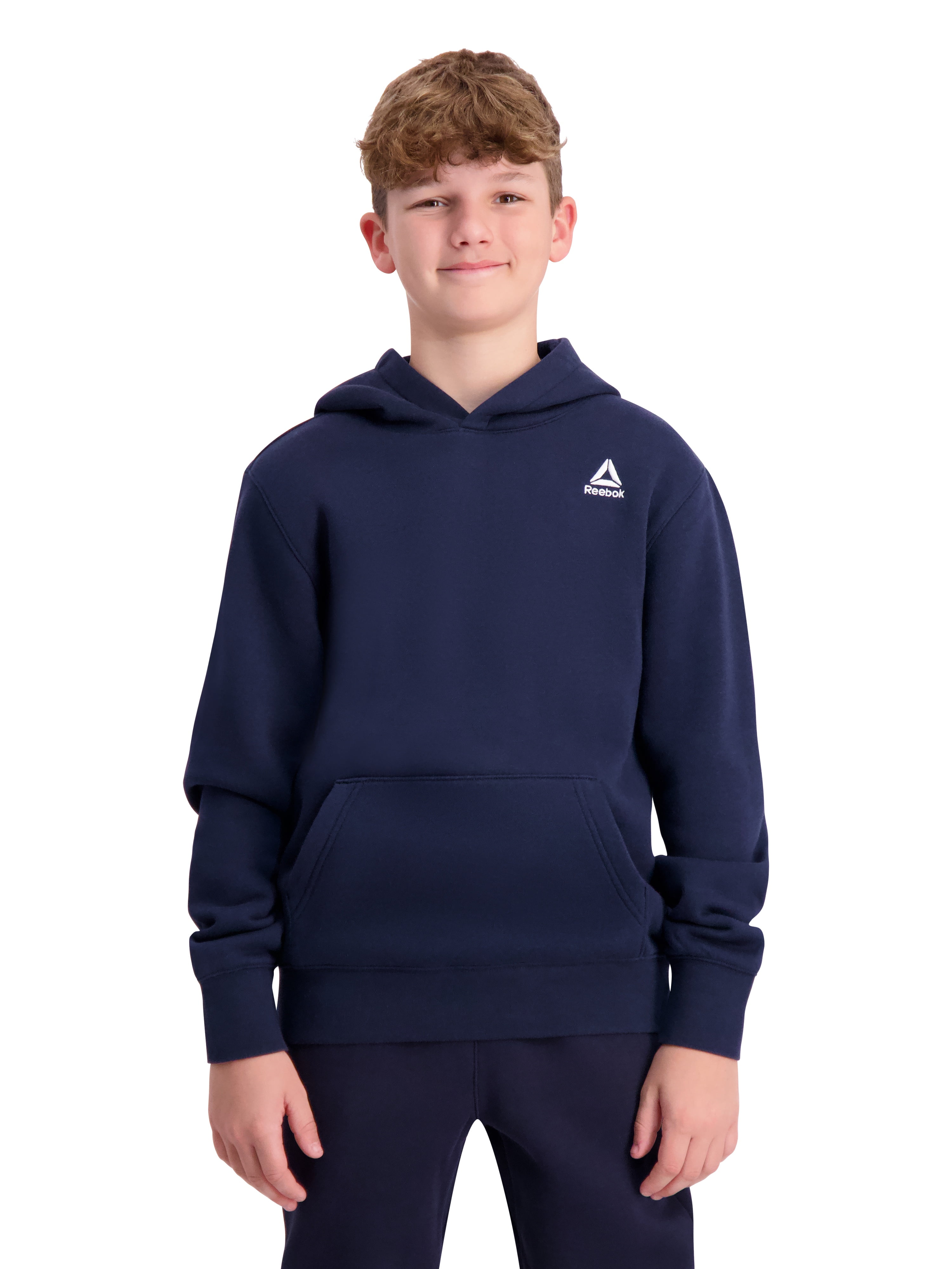 Reebok Boy's Athletic Game Day Fleece Pullover Hoodie, Sizes 4-18