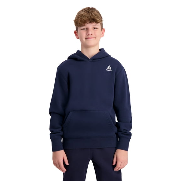 Reebok Boy's Athletic Game Day Fleece Pullover Hoodie, Sizes 4-18