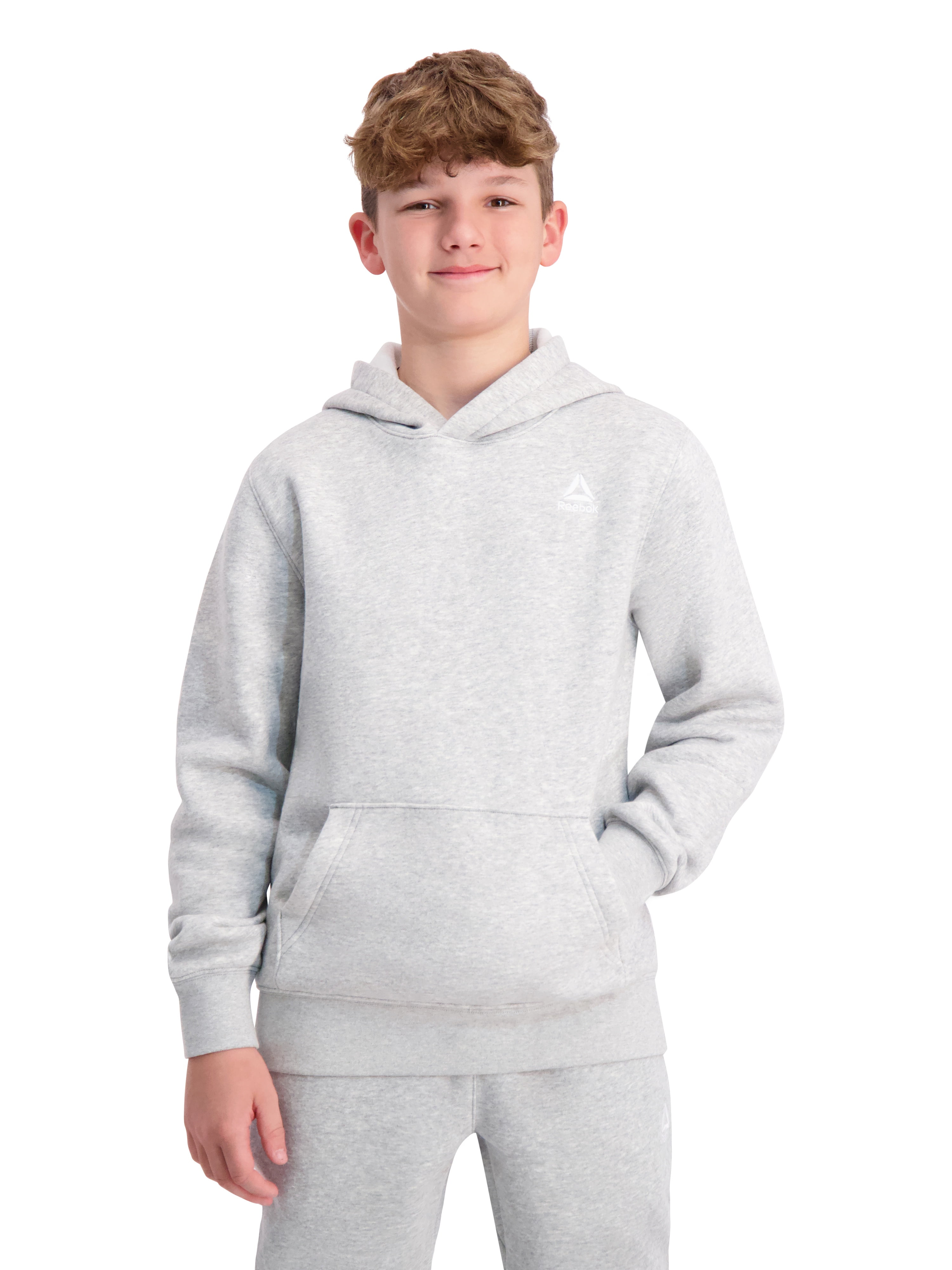 Reebok Boy's Athletic Game Day Fleece Pullover Hoodie, Sizes 4-18